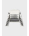 Maglione tricot righe bambina