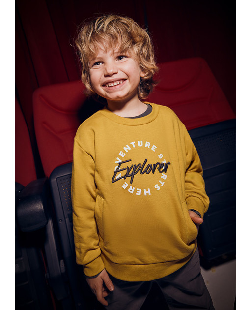 Felpa ricamata unisex