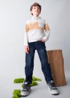 Jeans cargo bambino