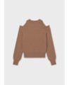 Maglione apertura spalle ragazza